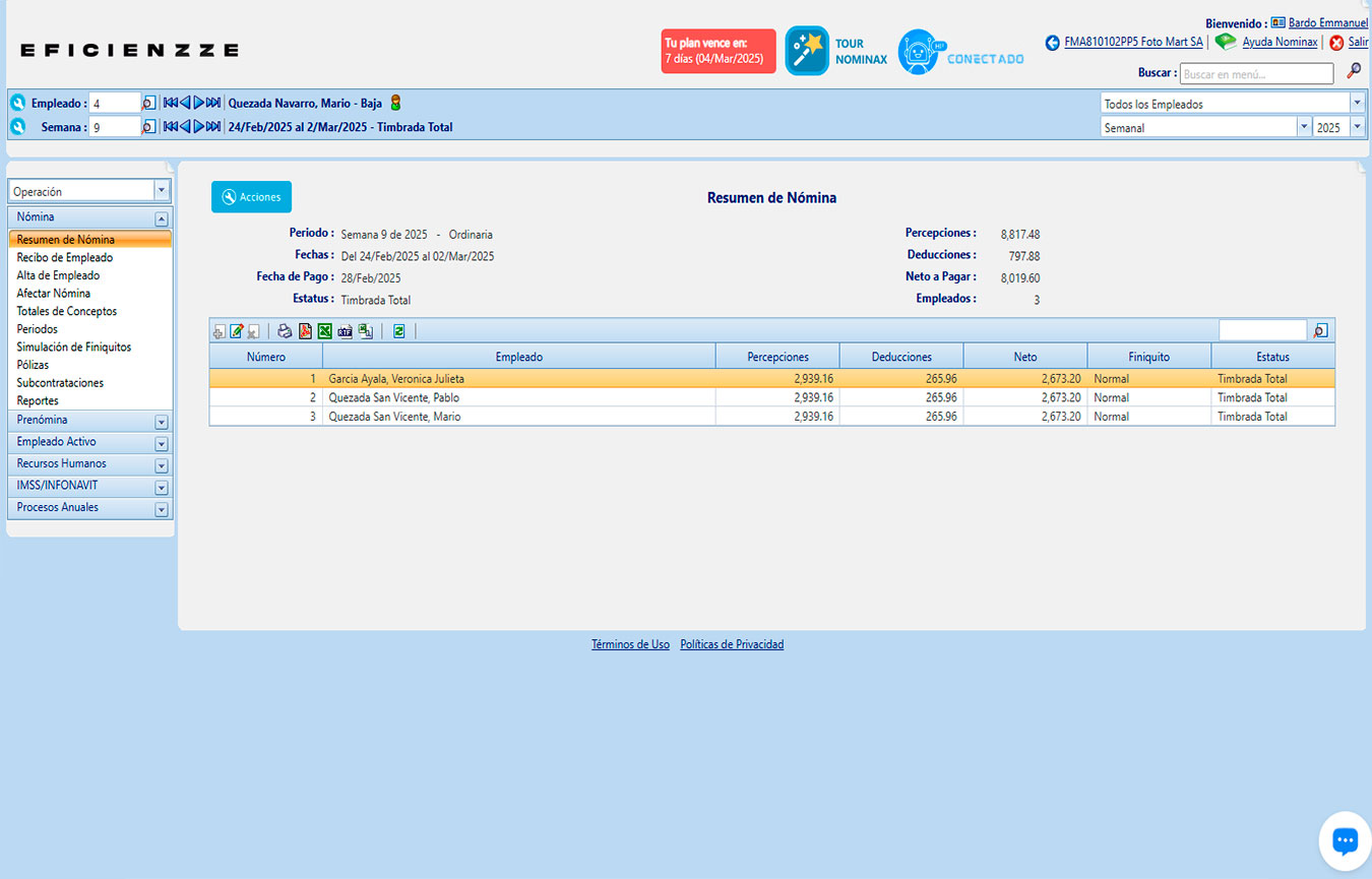 NOMINA ELECTRONICA Captura de Pantalla